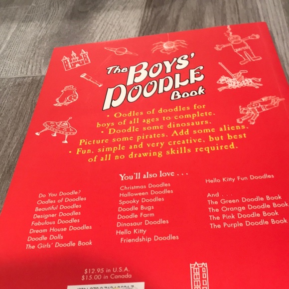 Boys’ Doodle (coloring) Book - Picture 3 of 3